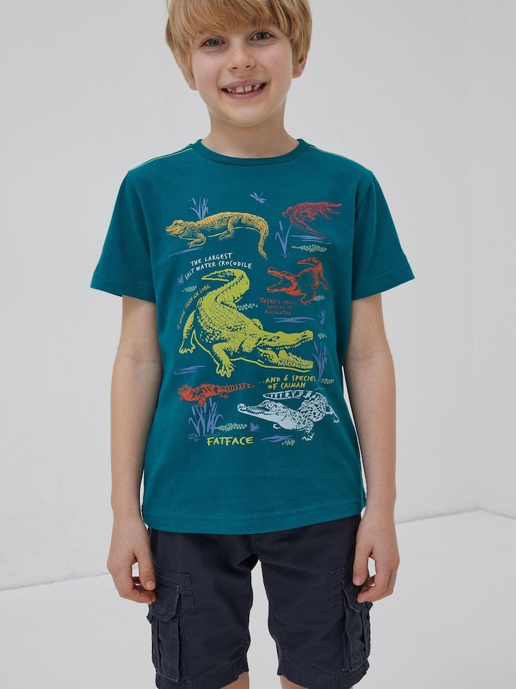 Fatface Krokodil Info Jersey póló - 1/ 1 kép