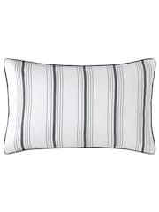 Laura Ashley Set of 2 Charcoal Grey Tuileries 100% Cotton Pillowcases - Image 4 of 4