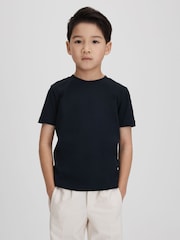 Reiss Navy Bless 9-13 yrs Crew Neck T-Shirt - Image 1 of 7