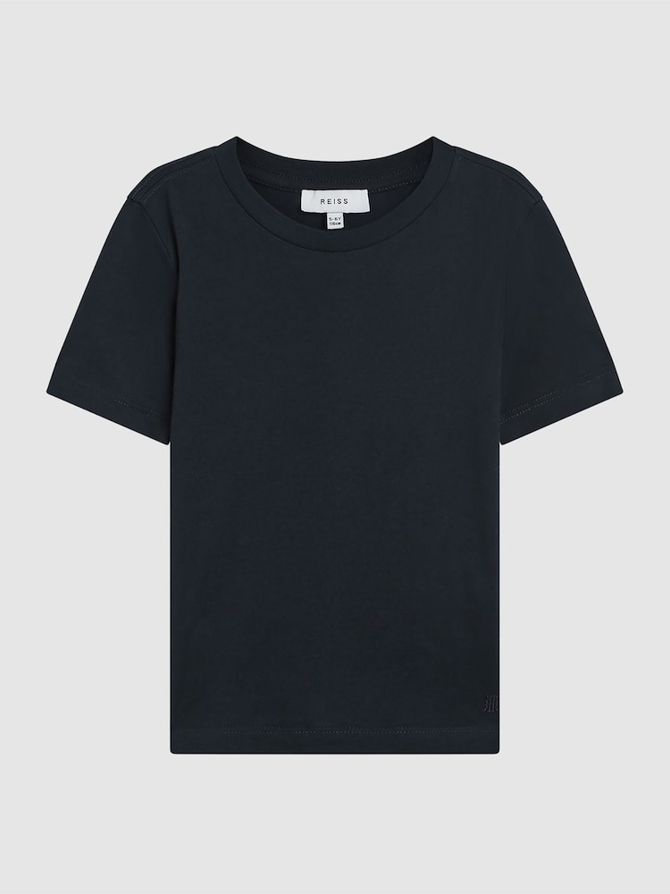 Reiss Navy Bless 9-13 yrs Crew Neck T-Shirt - Image 2 of 7