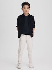 Reiss Navy Bless 9-13 yrs Crew Neck T-Shirt - Image 6 of 7