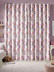 Sara Miller Pink Kids Circus Made To Measure 100% Cotton Curtains - Image 2 of 6