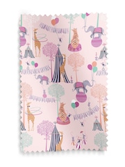 Sara Miller Pink Kids Circus Made To Measure 100% Cotton Curtains - Image 6 of 6