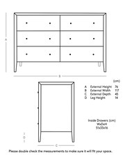 Swoon Brown Valente Chest of Drawers - Image 4 of 6