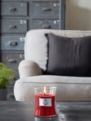 Woodwick Red Medium Hourglass Pomegrante Candle - Image 1 of 4
