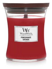 Woodwick Red Medium Hourglass Pomegrante Candle - Image 3 of 4