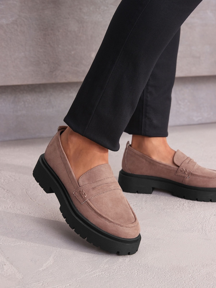 Nerc rjava - Mokasini Forever Comfort® Standard/širok kroj Chunky - Slika 1 iz 8 Nerc rjava - Mokasini Forever Comfort® Standard/širok kroj Chunky - Slika 1 iz 8