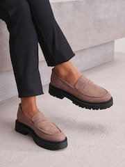Mink Brown Forever Comfort® Chunky Loafers - Image 2 of 8