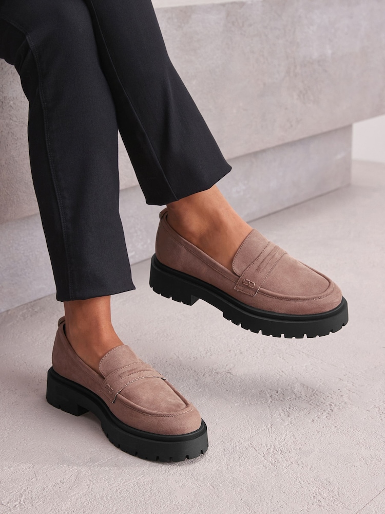 Nerc rjava - Mokasini Forever Comfort® Standard/širok kroj Chunky - Slika 2 iz 8 Nerc rjava - Mokasini Forever Comfort® Standard/širok kroj Chunky - Slika 2 iz 8