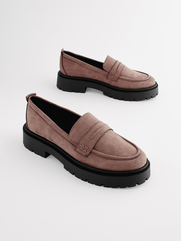 Marron mink - Mocassins épais Forever Comfort® Classique/Coupe ample - Image 4 of 8
