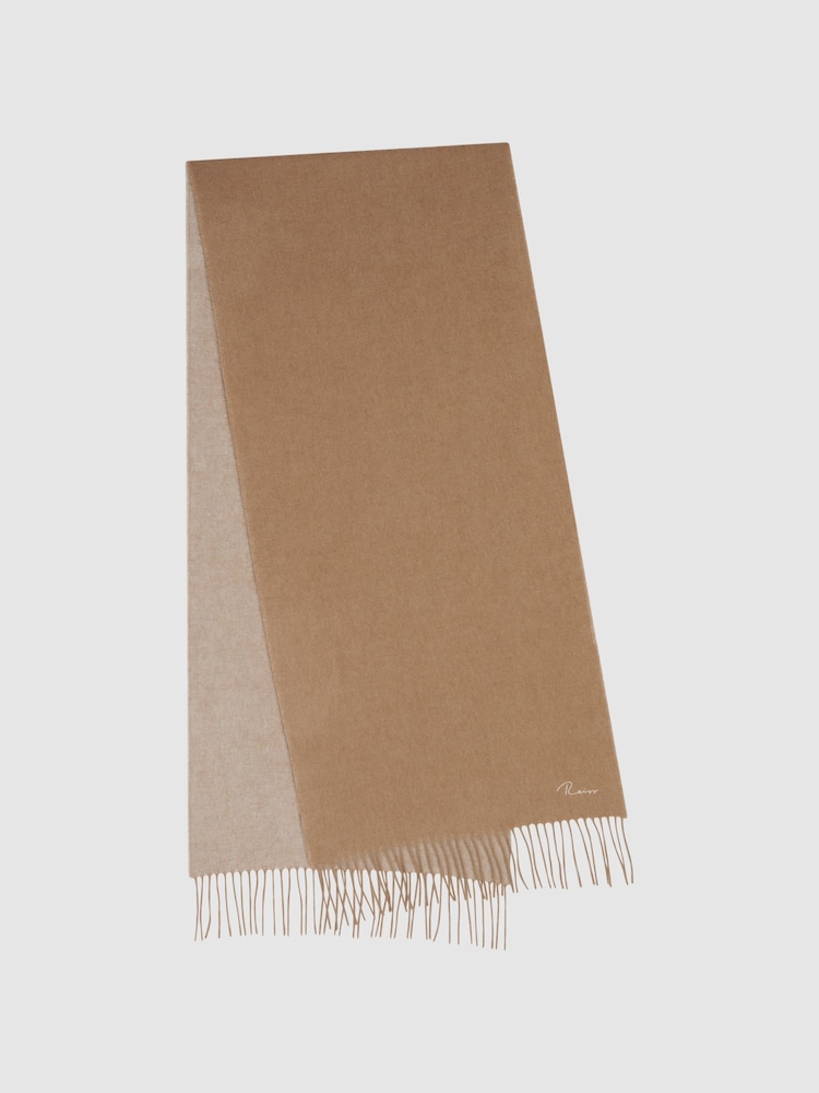 Camel - Шарф из шерсти и кашемира Reiss Picton - Изображение 1 из 4 Camel - Шарф из шерсти и кашемира Reiss Picton - Изображение 1 из 4