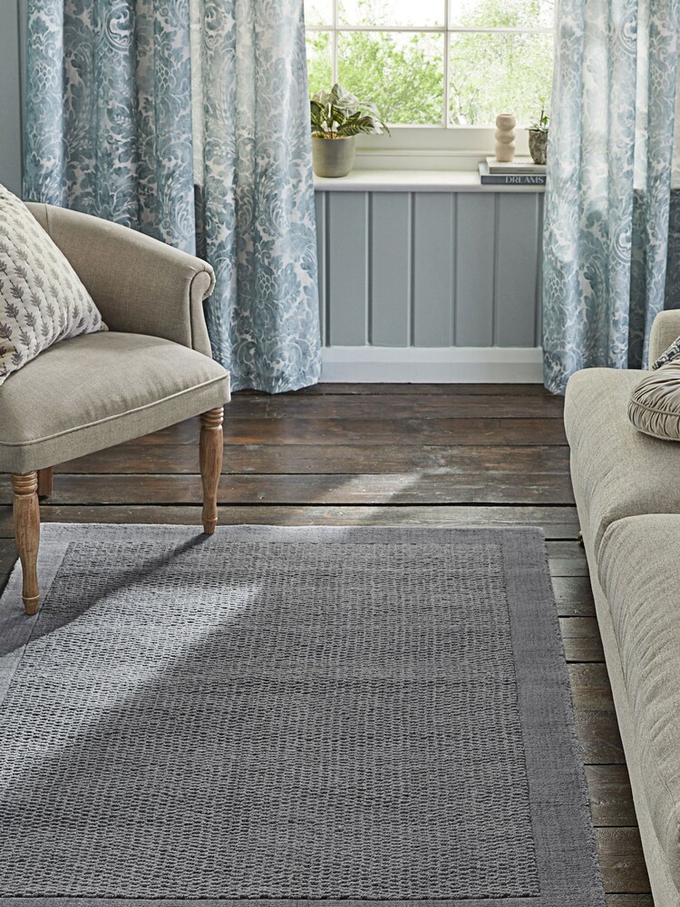 Blue Florence Border Rug - Image 1 of 6