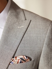 Neutral Brown Signature Nova Fides Check Blazer - Image 6 of 13