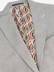 Neutral Brown Signature Nova Fides Check Blazer - Image 9 of 13