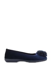 Jones Bootmaker Erika Pom Pom Slippers - Image 2 of 6