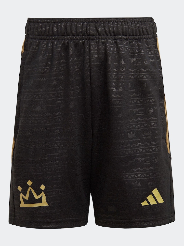 adidas Black Kids Mo Salah Football Shorts - Image 1 of 5