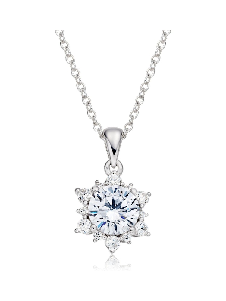 Beaverbrooks Sterling Silver Cubic Zirconia Pendant - Image 1 of 4
