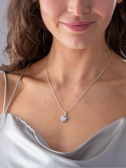 Beaverbrooks Sterling Silver Cubic Zirconia Pendant - Image 3 of 4