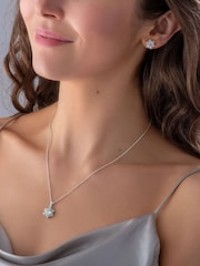 Beaverbrooks Sterling Silver Cubic Zirconia Pendant - Image 4 of 4