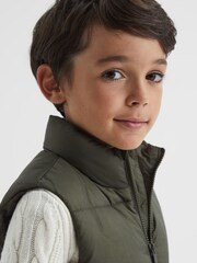Reiss Sage Westbrook Senior Sleeveless Funnel Neck Puffer Gilet - Image 4 of 6