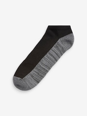 Blue/Grey 5 Pack Cushioned Trainers Socks - Image 2 of 6