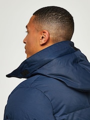 Zavetti Canada Mens Oshawa 2.0 Puffer Parka Jacket with Detachable Faux Fur - Image 7 of 8
