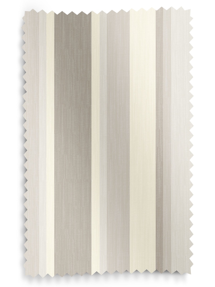 Laura Ashley Grey Awning Stripe Made To Measure Roman Blind - Image 6 of 6