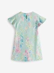 Mint Green/Blue/Soft Pink Floral Occasion Dress (1.5-16yrs) - Image 6 of 6