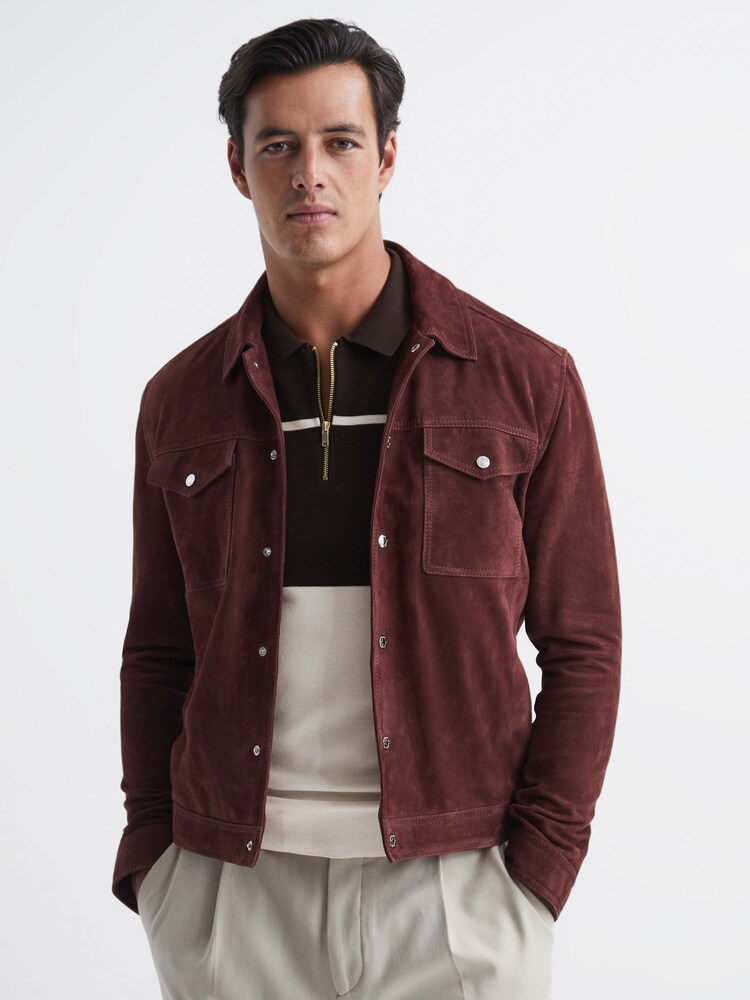 Polo color block de corte slim con media cremallera Rome de Reiss - Imagen 2 de 6 Polo color block de corte slim con media cremallera Rome de Reiss - Imagen 2 de 6