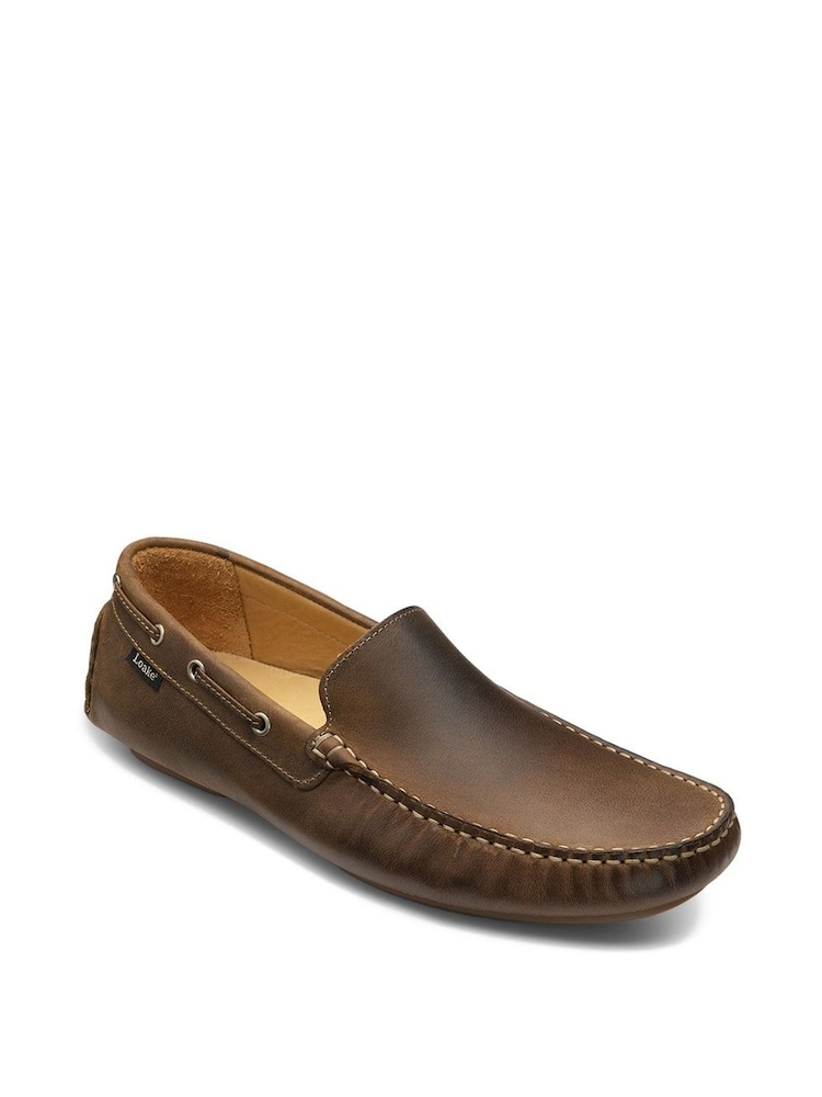 Loake Donington Nubuck Driving Moccasin Shoes - Image 2 of 3