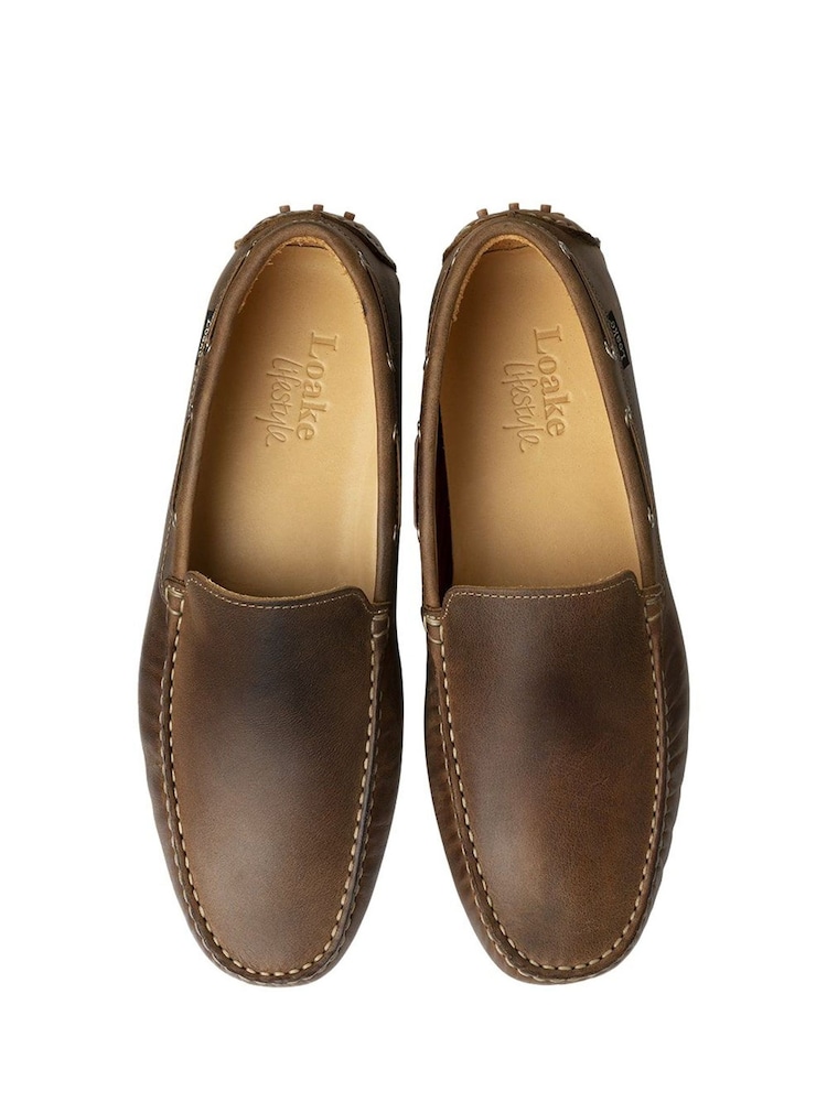 Loake Donington Nubuck Driving Moccasin Shoes - Image 3 of 3 Loake Donington Nubuck Driving Moccasin Shoes - Image 3 of 3