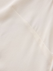 CERENE Lilian Ivory Silk Mesh Trim T-Shirt - Image 9 of 11