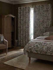 Natural Next Reflections Floral Eyelet Blackout/Thermal Curtains - Image 4 of 8