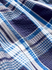 Blue Check Cargo Swim Shorts - Image 7 of 7