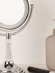 Searchlight Chrome Polly Duel Sided Mirror - Image 2 of 3