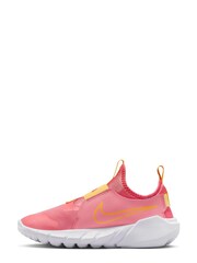 Nike Coral Pink Flex Runner Youth Trainers - Image 2 of 8