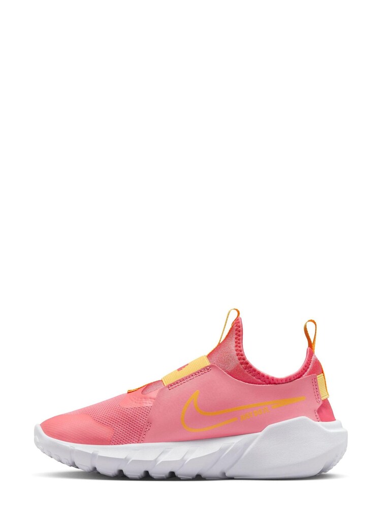 Nike Coral Pink Flex Runner Youth Trainers - Image 2 of 8
