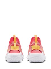 Nike Coral Pink Flex Runner Youth Trainers - Image 4 of 8