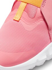 Nike Coral Pink Flex Runner Youth Trainers - Image 7 of 8