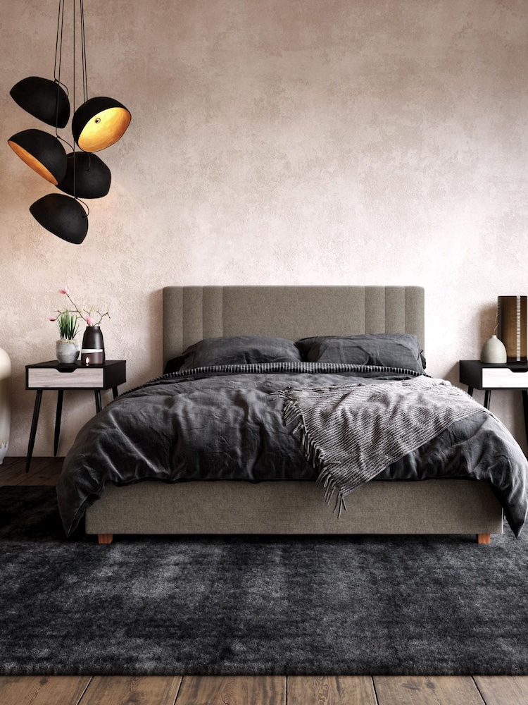 Dorel Home Grey Europe Charis Upholstered Bed - Image 1 of 4