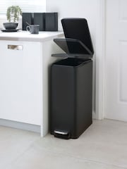 Black 45L Slim Soft Close Pedal Bin - Image 2 of 5