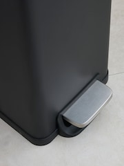 Black 45L Slim Soft Close Pedal Bin - Image 4 of 5