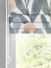 Voyage Mineral Blue Enso Made to Measure Roman Blind - Image 2 of 6