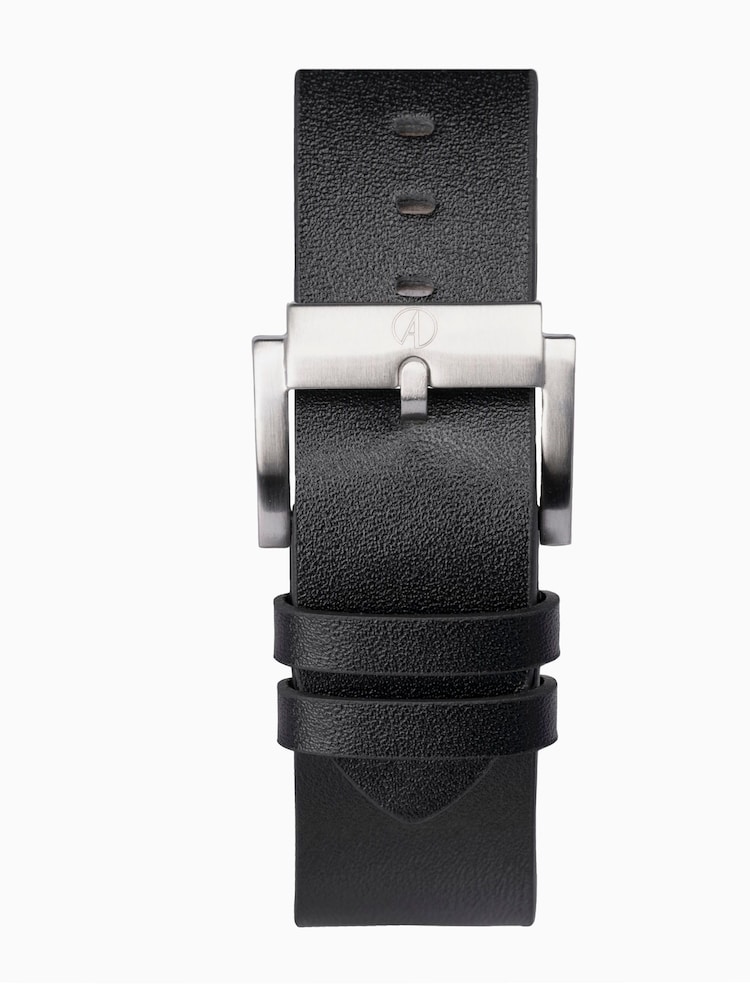 Accurist Origin Mens Leather Strap Chronograph Black Watch - Image 2 of 6
