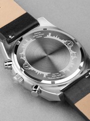 Accurist Origin Mens Leather Strap Chronograph Black Watch - Image 4 of 6