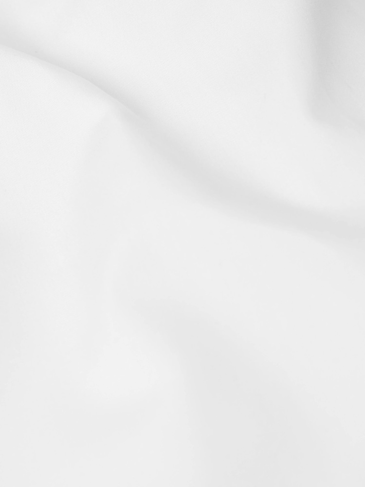 White Slim Fit Easy Care Single Cuff Smart Shirt - Image 8 of 8