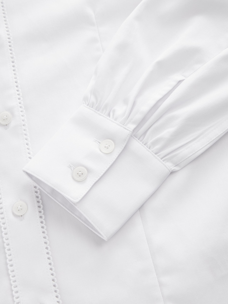 Chemise d’école Clarks Girls ajustée à manches longues - Image 11 of 12
