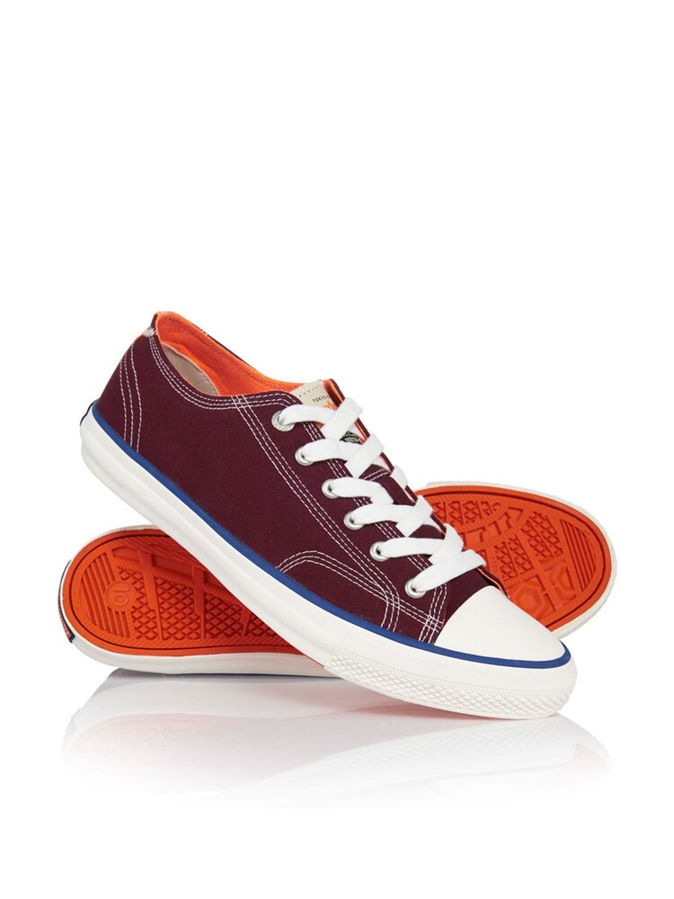 Superdry Red Trophy Series Low Top Trainers - Image 2 of 6 Superdry Red Trophy Series Low Top Trainers - Image 2 of 6