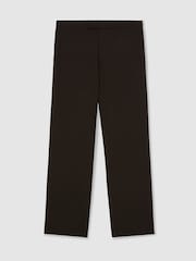 Reiss Brown Found Relaxed Fit Stretch Slim-Fit Drawstring Trousers - Image 2 of 7
