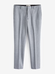 River Island Blue Skinny Fit Houndstooth Suit Trousers - Image 5 of 5